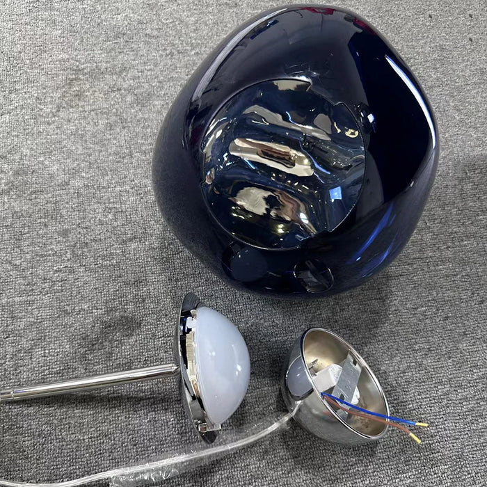 Smart Dimmable Pendant Light – Polished Chrome LED Cord Fixture - Samanta Factory