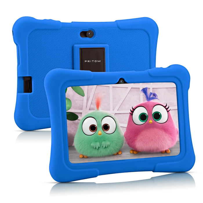 Kids Android Tablet – 7-Inch PRITOM K7 with WiFi, 32GB Storage, Parental Controls & Protective Case - Samanta Factory