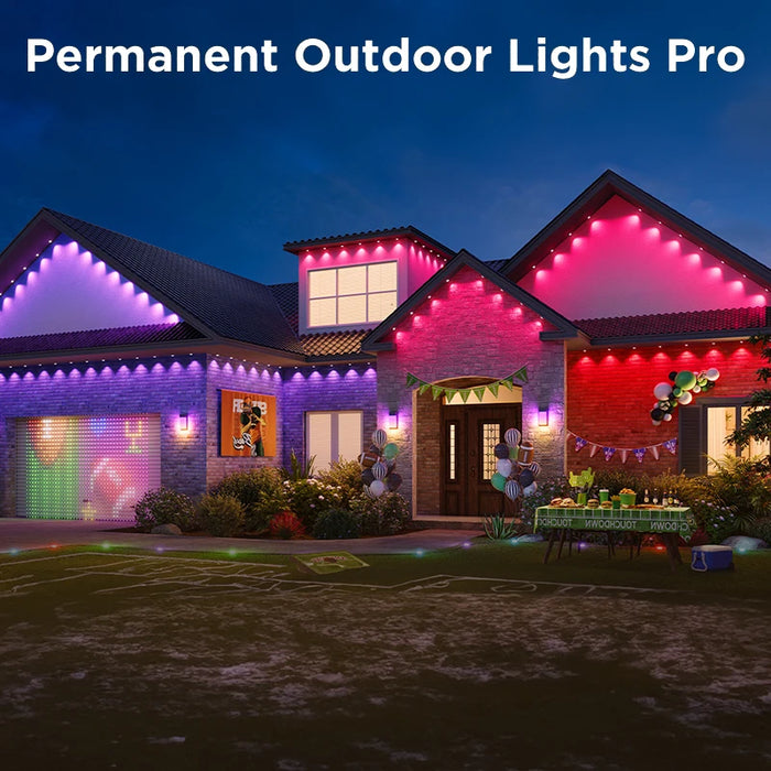 Outdoor LED String Lights – Multi-Color App & Remote Control