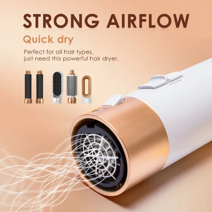 5-in-1 Hair Dryer Brush – Versatile Styling with Ionic & Infrared Technology