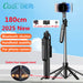 Bluetooth Selfie Tripod with Remote – Foldable & Extendable up to 180cm for Phones & Cameras