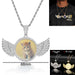 Custom Photo Necklace – Personalized Medallion Picture Pendant Chain SF