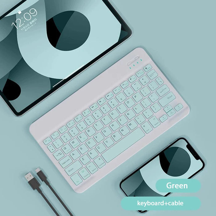 Magnetic Tablet Keyboard – Wireless Bluetooth for 10–11.5" iPad, Android & Tablets SF