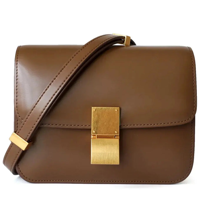 Cow Leather Flap Bag – Soft Shoulder for Women SF