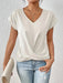 V-Neck Blouse - Casual Elegance for Office & Summer Days - Samanta Factory