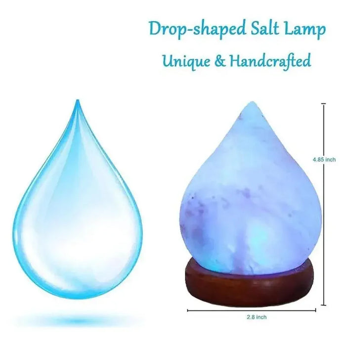 Himalayan Salt Lamp – Color-Changing LED with USB & Natural Air Purification