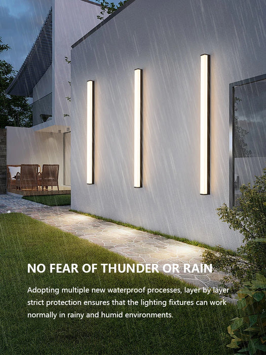 Outdoor Wall Lamp – Waterproof LED Strip Light for Garden & Balcony - Samanta Factory