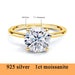 14K Gold Moissanite Ring – Certified Round-Cut Brilliance SF