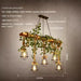 Wrought Iron Chandelier – Multi-Head Vintage Pendant Light for Restaurants & Hotels - Samanta Factory