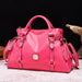 PU Leather Bucket Bag – Soft Casual Design with Zipper Closure SF