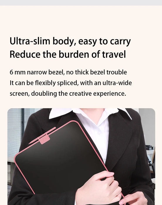 LCD Writing Tablet – Colorful Screen with One-Tap Erase & Pressure-Sensitive Drawing