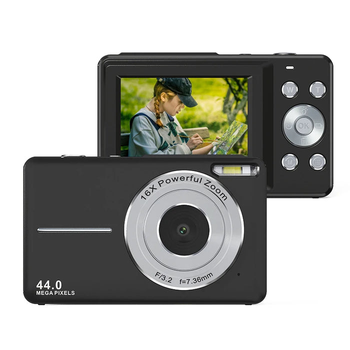 Digital Camera – 44MP Auto Focus with 1080P Video & 16X Zoom