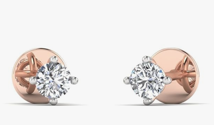 Moissanite Diamond Stud Earrings – 925 Sterling Silver - Samanta Factory