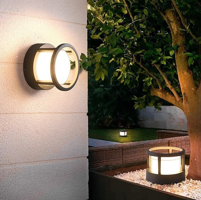 Outdoor Pillar Light – Waterproof Aluminum Fence Lamp - Samanta Factory