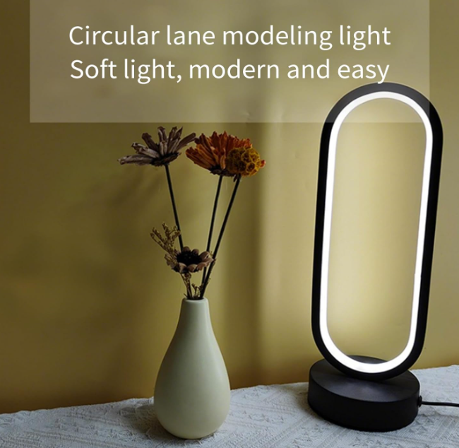 Ring LED Desktop Decorative Lamp – Letter G - Samanta Factory