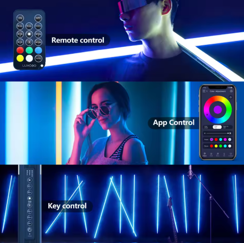 LED Floor Lamp – Smart App & Remote Control - Samanta Factory