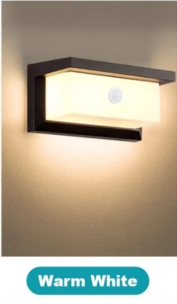 LED Wall Lights – PIR Motion Sensor, Waterproof Outdoor Lamps for Garden & Porch
