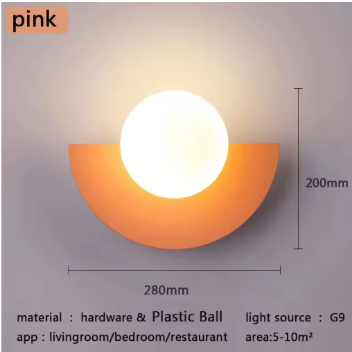 Wall Lamp – Nordic LED Ball Light for Stylish Home Decor