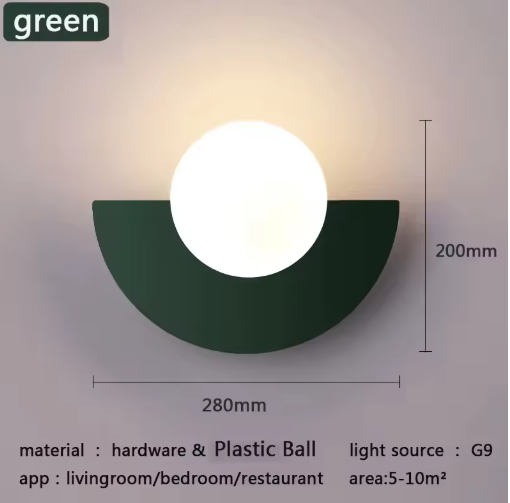 Wall Lamp – Nordic LED Ball Light for Stylish Home Decor