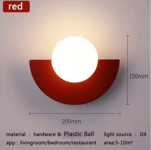 Wall Lamp – Nordic LED Ball Light for Stylish Home Decor