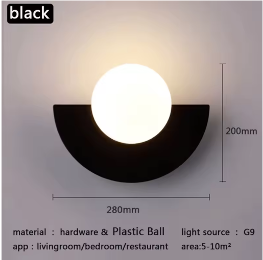Wall Lamp – Nordic LED Ball Light for Stylish Home Decor
