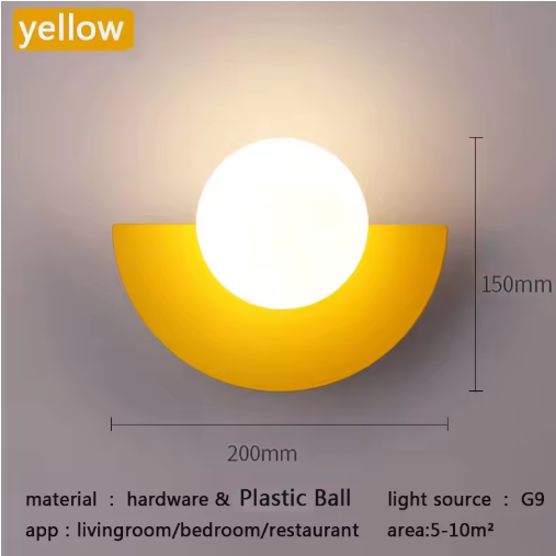 Wall Lamp – Nordic LED Ball Light for Stylish Home Decor