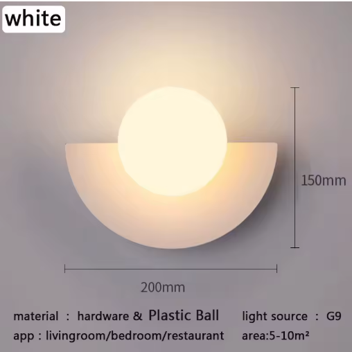 Wall Lamp – Nordic LED Ball Light for Stylish Home Decor