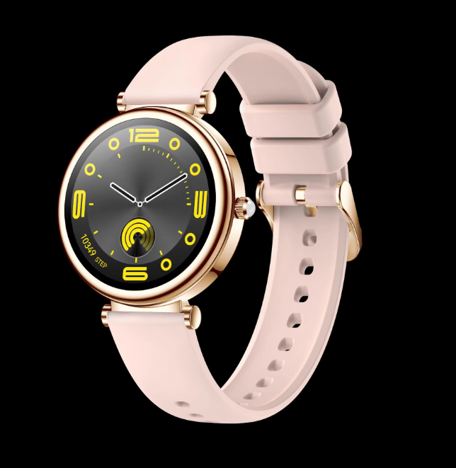 Women’s Smart Sports Watch – Wireless Charging & Call Reminder with Stainless Steel Band