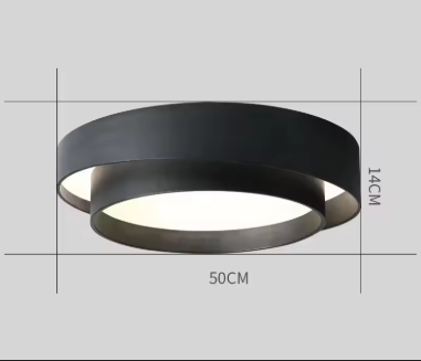 Modern LED Ceiling Light – Dimmable Remote-Control Fixture for Home & Office