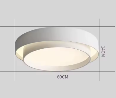 Modern LED Ceiling Light – Dimmable Remote-Control Fixture for Home & Office