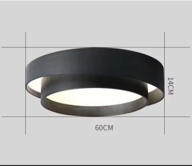 Modern LED Ceiling Light – Dimmable Remote-Control Fixture for Home & Office