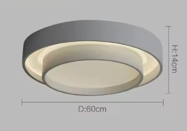 Modern LED Ceiling Light – Dimmable Remote-Control Fixture for Home & Office