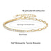 Luxury D Color Round Cut Bracelet for Men & Women - Samanta Factory