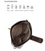 Cow Leather Shoulder Bag – Soft Half Moon Shape SF