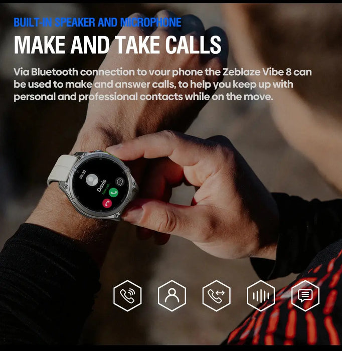 Voice Calling Smartwatch – AMOLED Display & Advanced Health Tracking SF