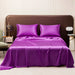 KISS NEST Satin Bed Sheet Set – Smooth 200TC Polyester, Twin to King Sizes - Samanta Factory