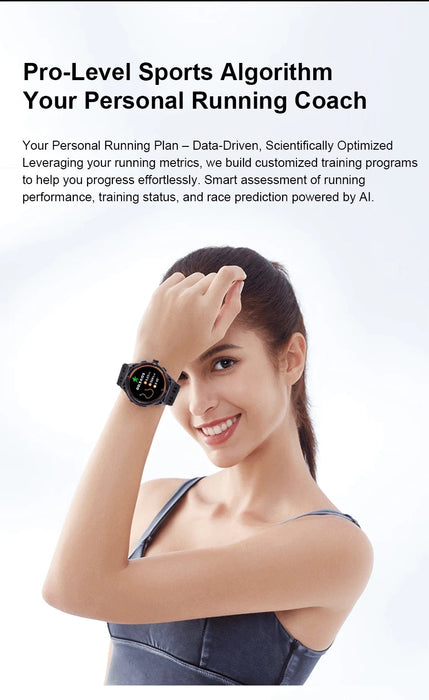 Unisex GPS Smart Watch – AMOLED Display with 170+ Sports Modes SF