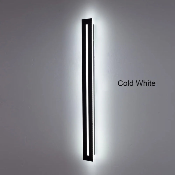 Waterproof LED Wall Sconce – IP65 Long Outdoor Light for Garden & Exterior Decor