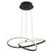 Modern E27 Alloy Pendant Light – Black & Gold LED Ceiling Fixture - Samanta Factory