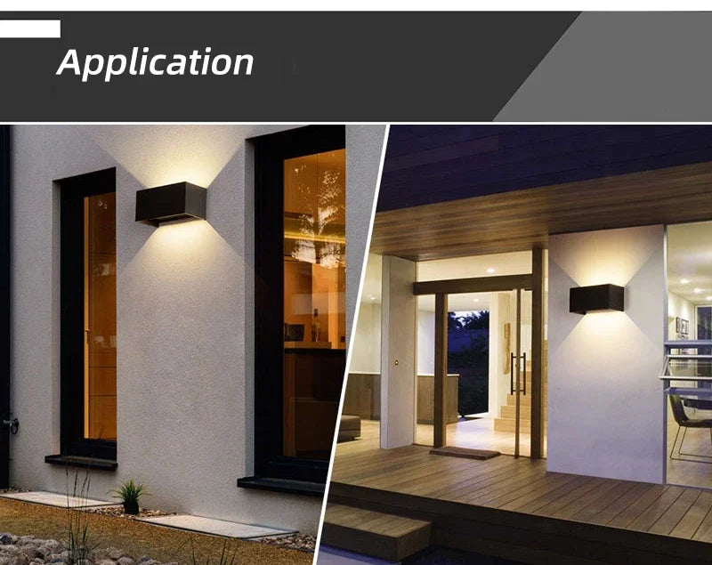 Outdoor LED Wall Light – Adjustable Beam IP65 Waterproof SF