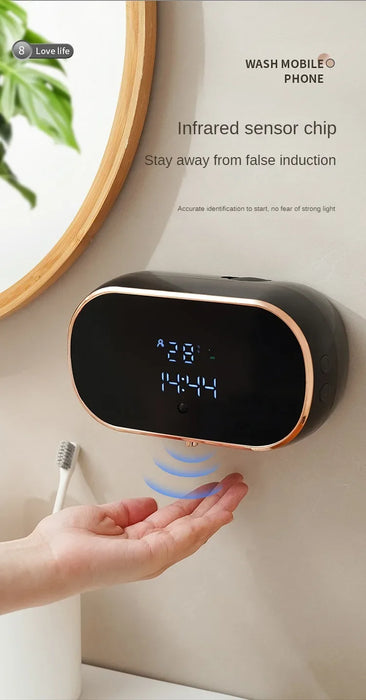 Automatic Foaming Soap Dispenser – Touchless Smart Sensor with USB Rechargeable & Wall Mount Design