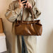 Stylish Vegan Leather Tote Bag with Tassel Detail and Spacious Interior - Samanta Factory