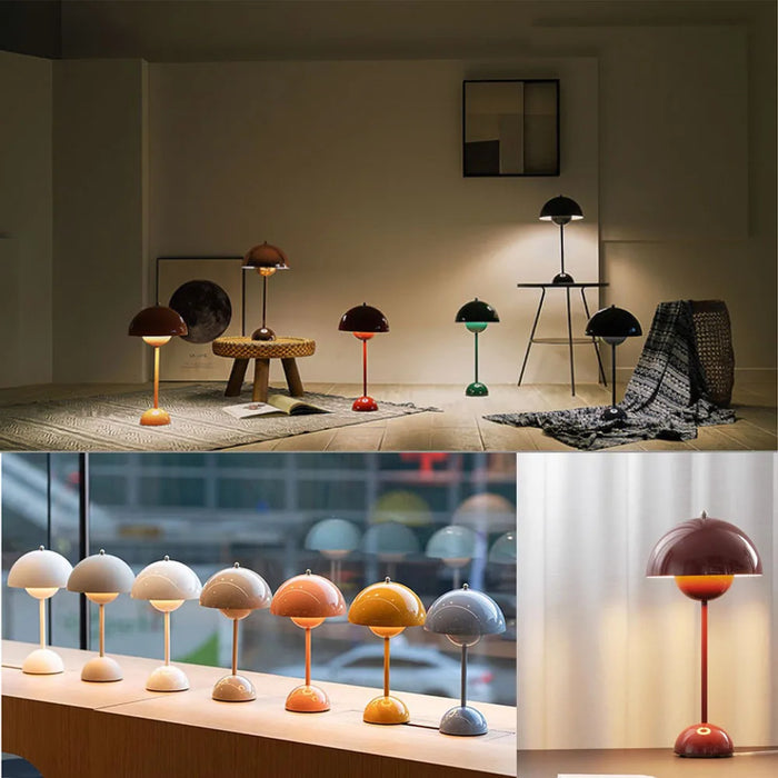 Flower Bud Desk Lamp – Touch-Controlled LED Light with Dimmable Brightness