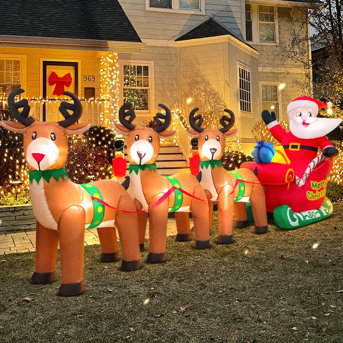 Inflatable Santa Claus Decoration – Outdoor Christmas Yard Display