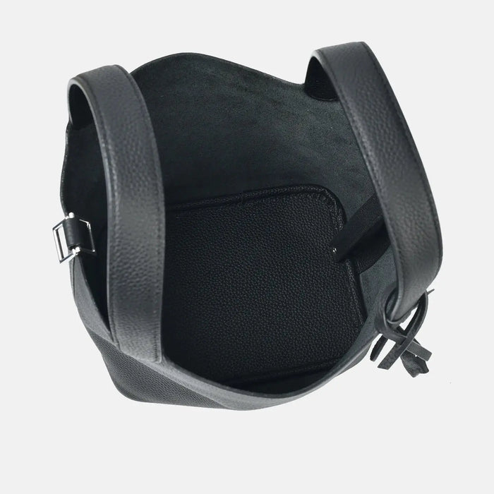 Cowhide Leather Bucket Bag – Soft Fashion for Four Seasons SF