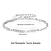 Luxury D Color Round Cut Bracelet for Men & Women - Samanta Factory