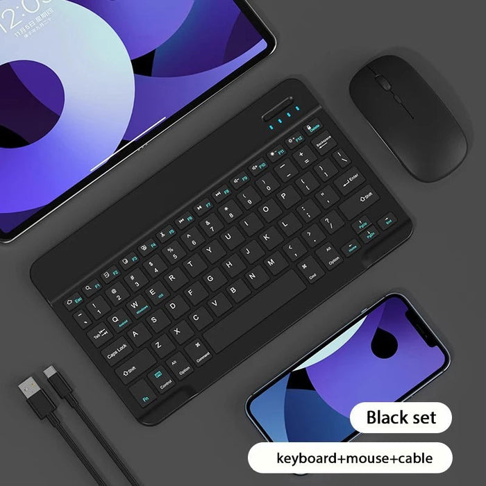 Magnetic Tablet Keyboard – Wireless Bluetooth for 10–11.5" iPad, Android & Tablets SF