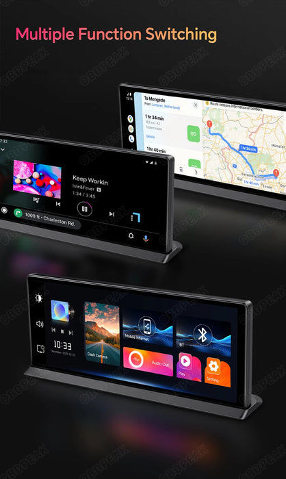 Smart Mirror Dash Cam 11.3" – Wireless CarPlay, Android Auto & 4K Dual Lens Recording Samanta Factory