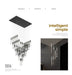 Modern Pendant Light – Luminous Acrylic with Brushed Aluminum Finish - Samanta Factory