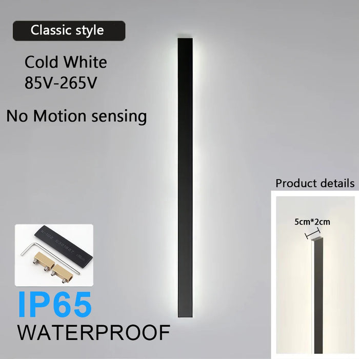 Motion Sensor LED Wall Lamp – Waterproof IP65 Outdoor Lighting for Porch, Garden & Villa - Samanta Factory